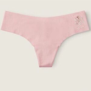 Victoria’s Secret Pink No Show Seamless Thong Underwear. NWT